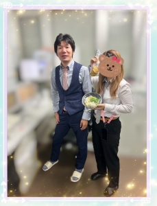 前祝いうどん会でほっこりランチタイム☺️